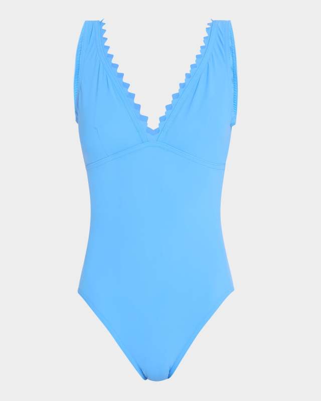 Ines V-Neck Underwire One-Piece Swimsuit